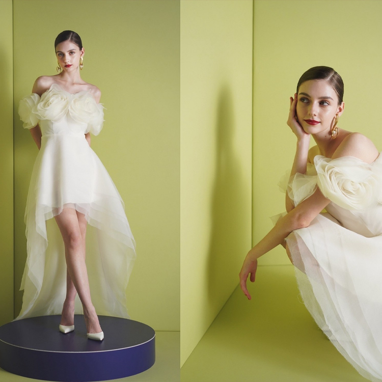 haute rent to runway ペプラムペンシルスカートドレス レンタルドレス(インポート）のオンラインストア | 結婚式
